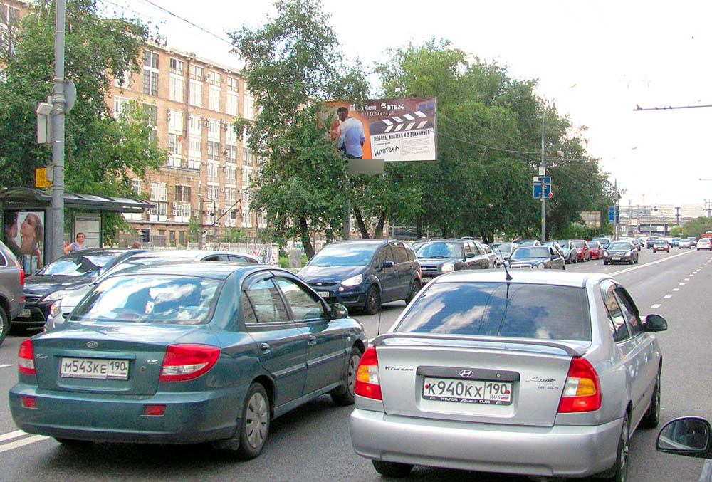 Фотография рекламного носителя, тип: Билборд 3x6, адрес: Бутырский Вал ул., д.68, Москва, Россия. Сторона B №16086