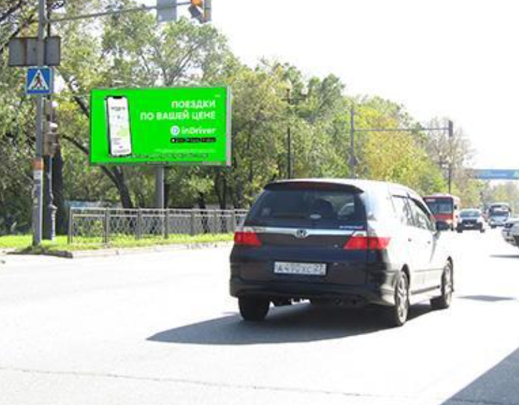 Фотография рекламного носителя, тип: Билборд 3x6, адрес: Воронежская ул., Хабаровск, Хабаровский край, Россия. Сторона Б №198703