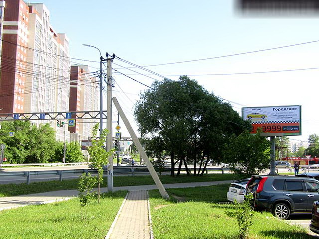 Фотография рекламного носителя, тип: Билборд 3x6, адрес: Павла Морозова ул., д.87, Хабаровск, Хабаровский край, Россия. Сторона A №198962