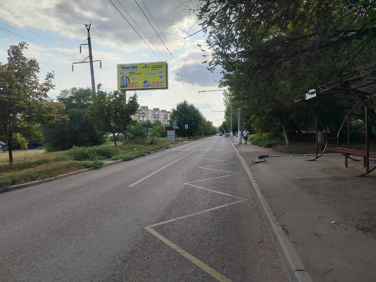 Фотография рекламного носителя, тип: Билборд 3x6, адрес: 230-й Стрелковой Дивизии ул., д.5, Донецк, Донецкая область, Россия. Сторона Б №1347816