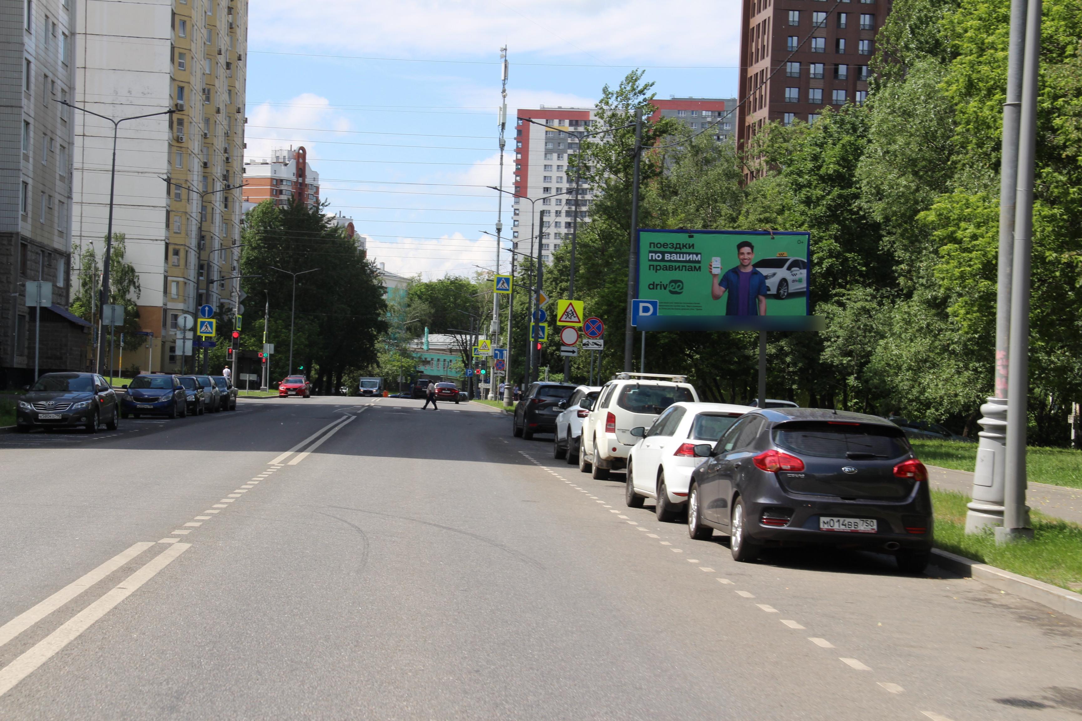 Фотография рекламного носителя, тип: Билборд 3x6, адрес: Кастанаевская ул., д.51/1 Х Герасима Курина ул., Москва, Россия. Сторона А №601446