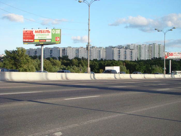 Фотография рекламного носителя, тип: Суперсайт 4x12, адрес: МКАД 66 500м, Москва, Россия. Сторона B №62468