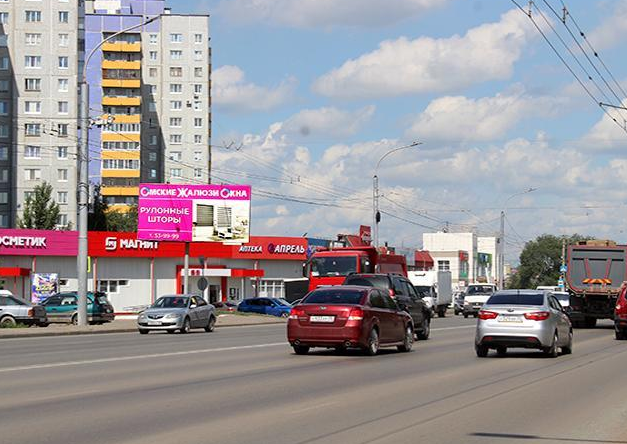 Фотография рекламного носителя, тип: Билборд 3x6, адрес: Лукашевича ул., д.14/4, Омск, Омская область, Россия. Сторона Б №770868