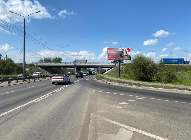 Фотография рекламного носителя, тип: Билборд 3x6, адрес: Трактовая ул., поз.1, Иркутск, Иркутская область, Россия. Сторона А1 №85353