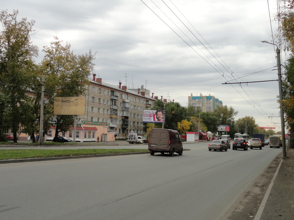 Фотография рекламного носителя, тип: Билборд 3x6, адрес: Блюхера ул., развязка дорог на Мебельной фабрике, Челябинск, Челябинская область, Россия. Сторона В №184811