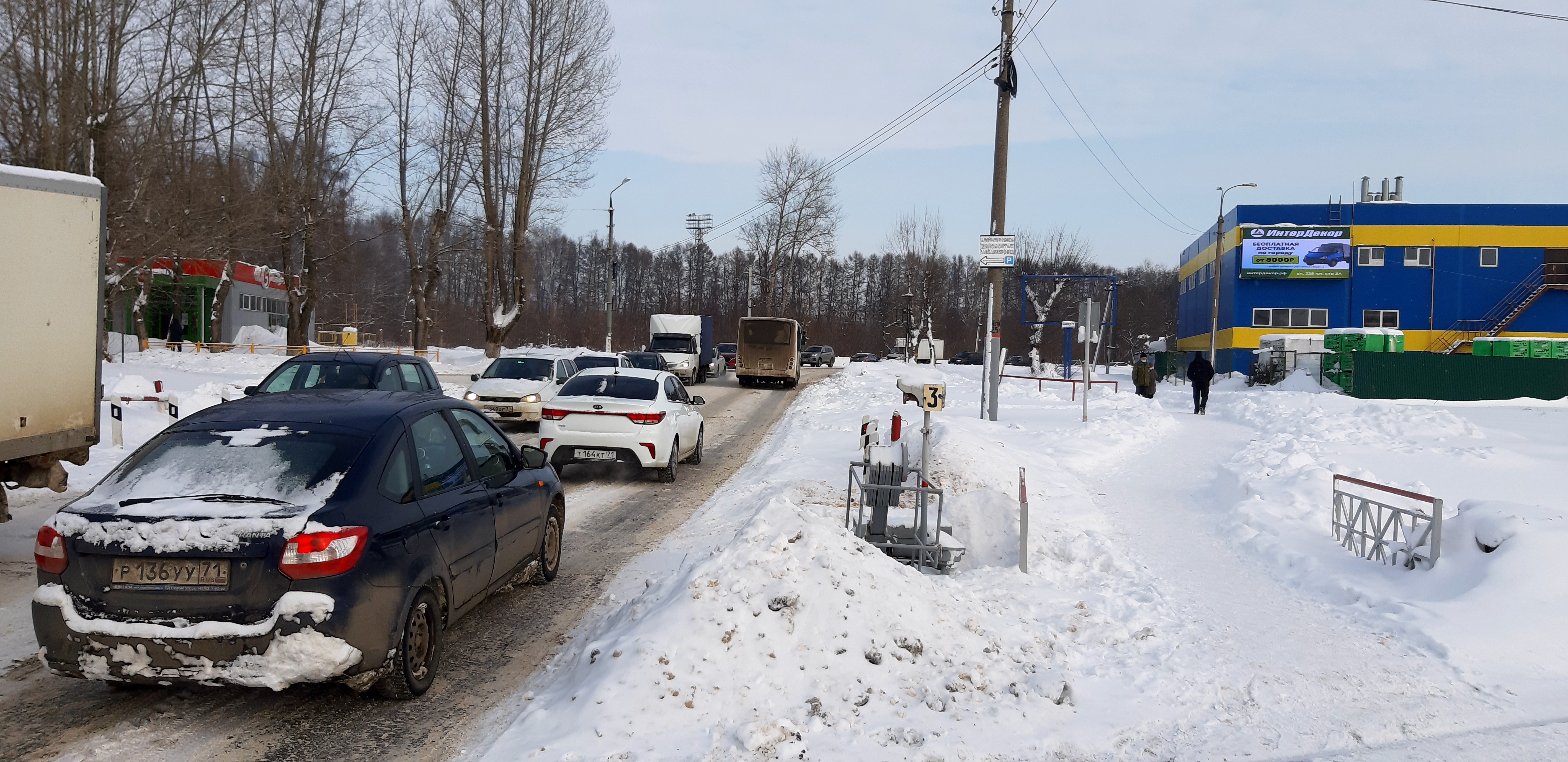 Фотография рекламного носителя, тип: Медиафасад, адрес: Узловая г., 225-го Километра ул., д.3a, Тула, Тульская область, Россия. Сторона A1-A10 №1005732