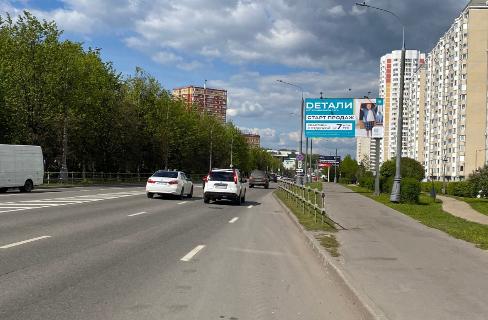 Фотография рекламного носителя, тип: Билборд 3x6, адрес: Атласова ул., д.9-11, Московский, Московская область, Россия. Сторона А №813180