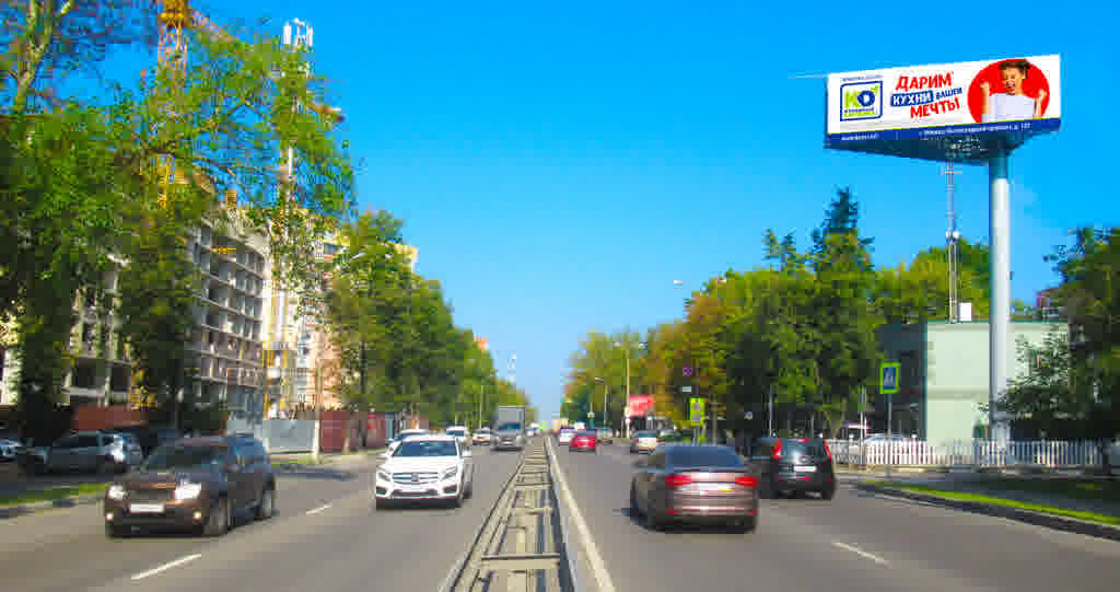 Фотография рекламного носителя, тип: Суперсайт 4x12, адрес: Октябрьский пр-т., д.55, Люберцы, Московская область, Россия. Сторона А1-А10 №1365631