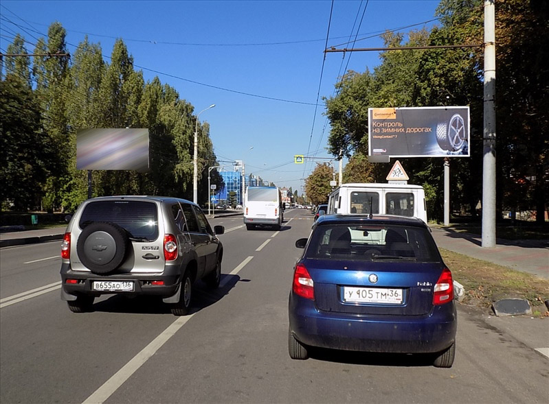 Фотография рекламного носителя, тип: Билборд 3x6, адрес: Домостроителей ул., д.31, Воронеж, Воронежская область, Россия. Сторона А №111821