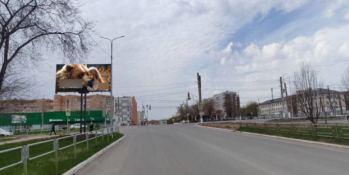 Фотография рекламного носителя, тип: Билборд 3x6, адрес: Победы пр-т., д.23 Х Свердлова ул., Самара, Самарская область, Россия. Сторона Б №1327850