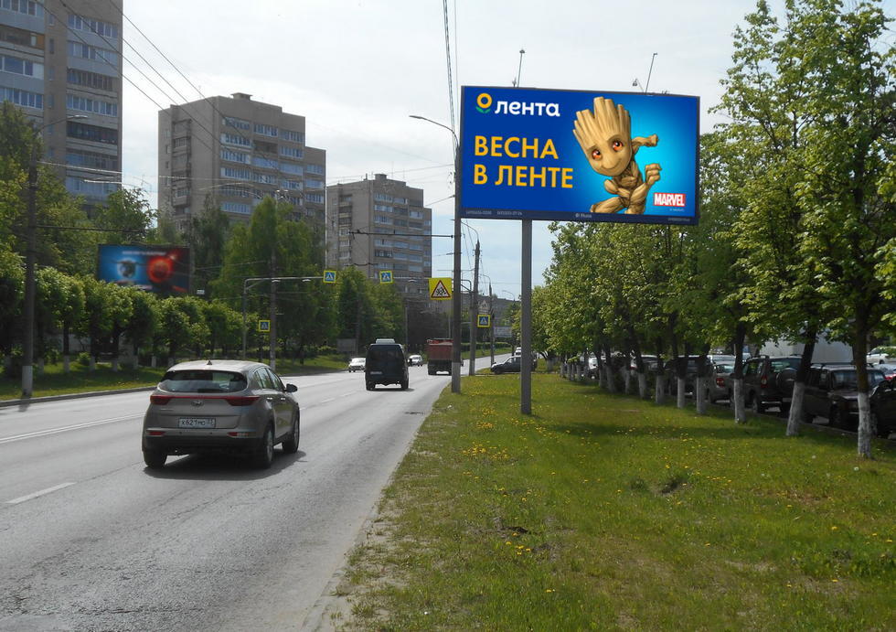 Фотография рекламного носителя, тип: Билборд 3x6, адрес: Верхняя Дуброва ул., д.5, Владимир, Владимирская область, Россия. Сторона А1 №154182