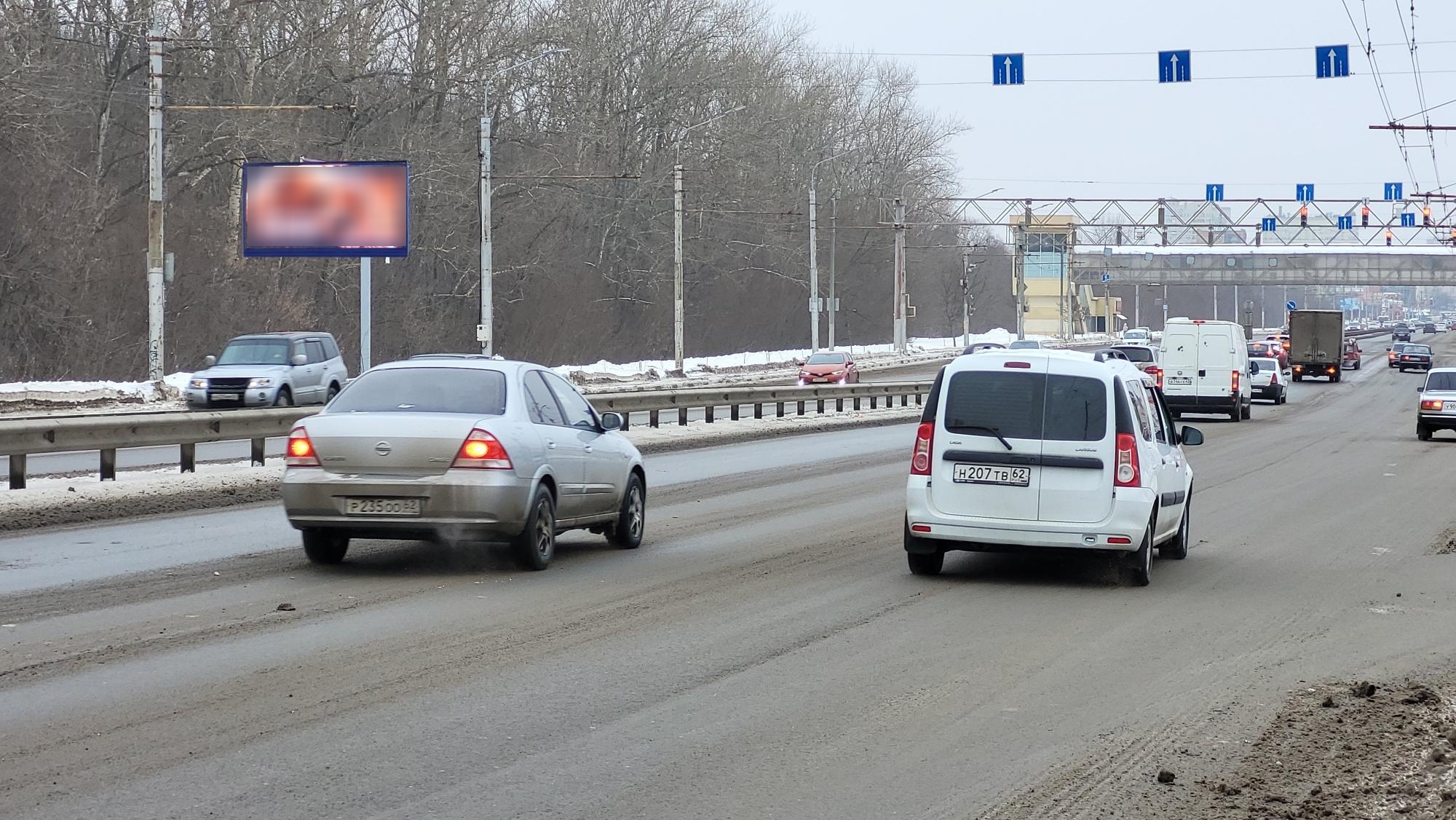 Фотография рекламного носителя, тип: Билборд 3x6, адрес: Московское ш., д.21б, Рязань, Рязанская область, Россия. Сторона Б1 №598939