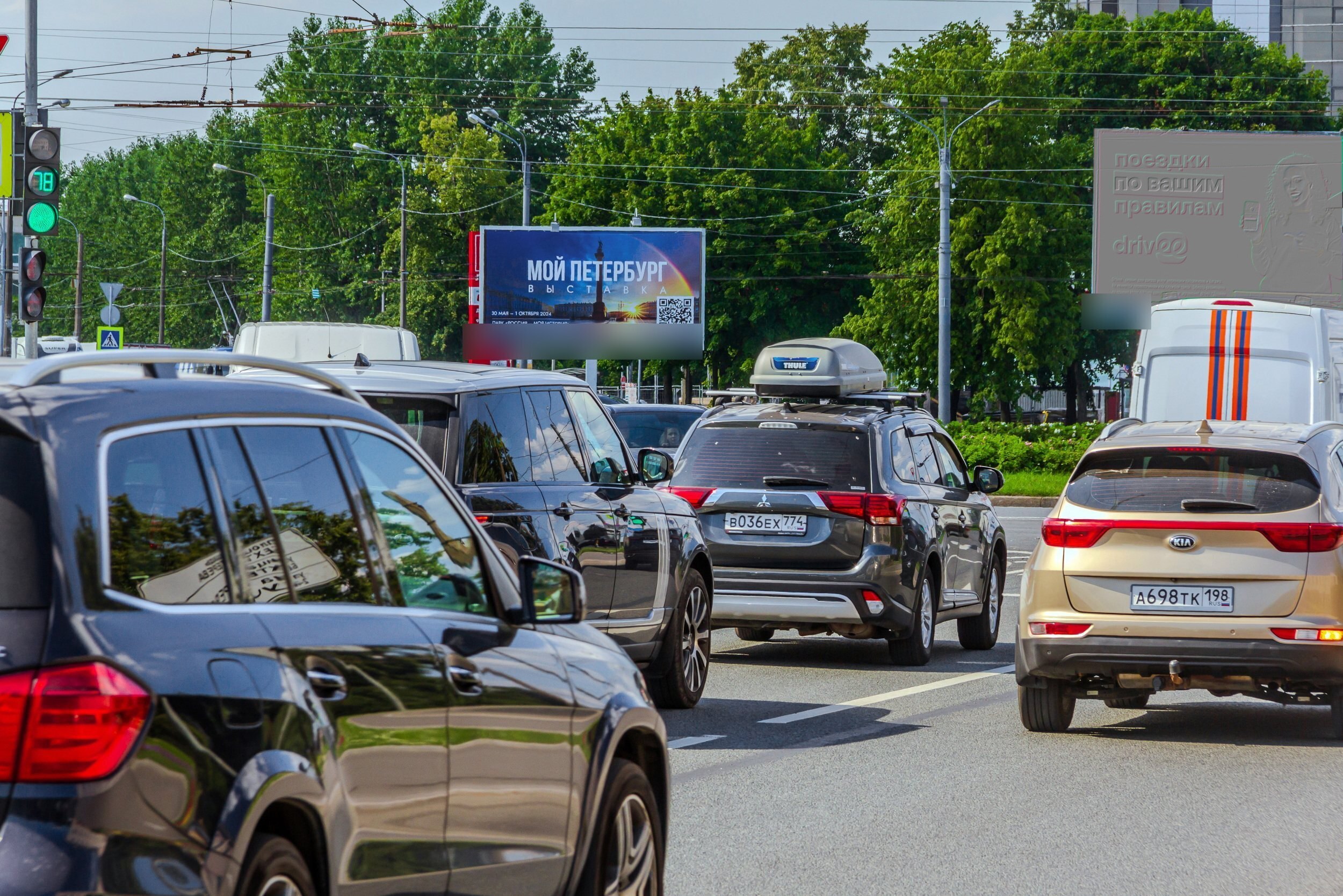 Фотография рекламного носителя, тип: Билборд 3x6, адрес: Бехтерева пл. Х Седова ул., д.12, корп.2, поз.1, Санкт-Петербург, Россия. Сторона Б1 №703228