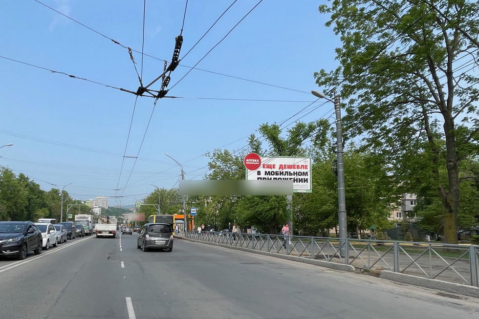 Фотография рекламного носителя, тип: Билборд 3x6, адрес: Русская ул., д.48 Х 100 лет Владивостоку пр-т., Владивосток, Приморский край, Россия. Сторона А №195624