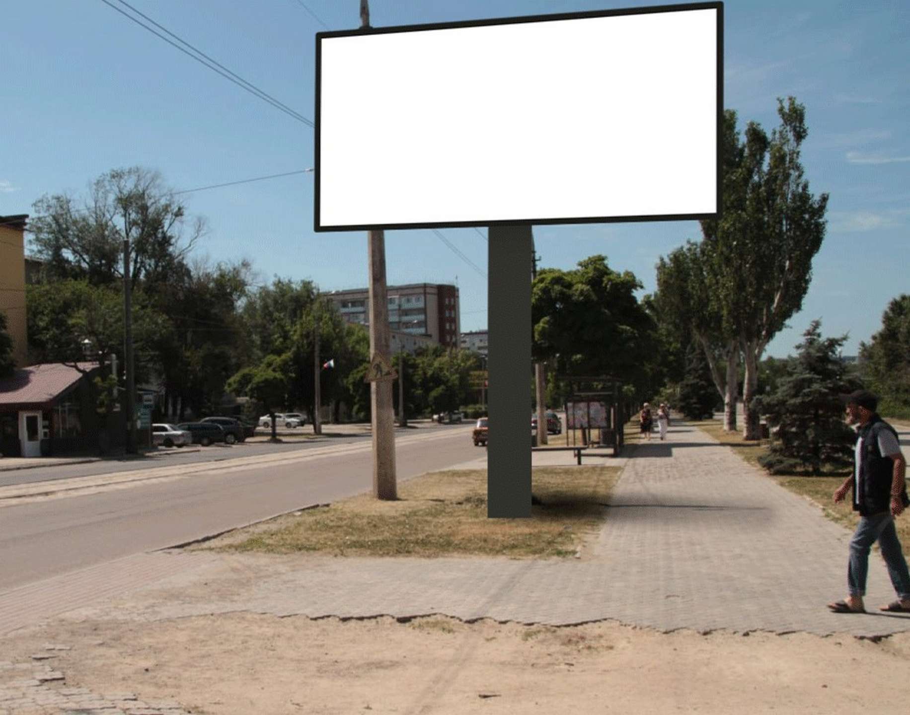 Фотография рекламного носителя, тип: Билборд 3x6, адрес: пр. Металлургов напротив дома 175, Мариуполь, Донецкая область, Россия. Сторона А1 №1372517