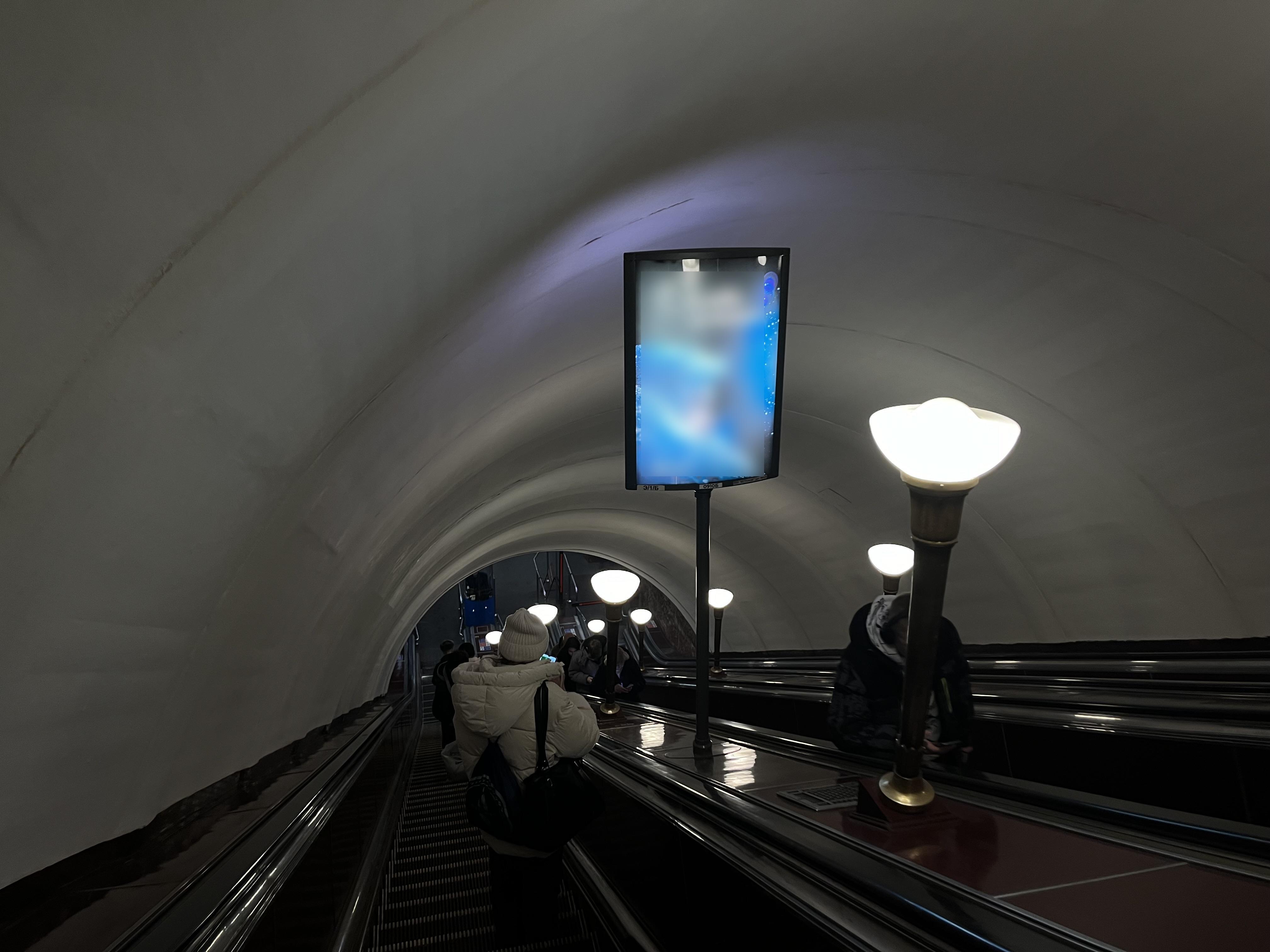 Фотография рекламного носителя, тип: Лайтбокс, адрес: Станция метро «Площадь Ленина», линия Кировско-Выборгская, Санкт-Петербург, Россия. Сторона/вариант Б №1605999