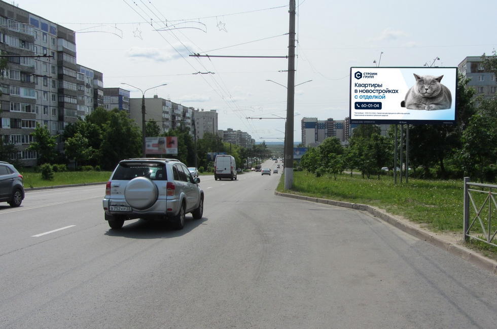 Фотография рекламного носителя, тип: Билборд 3x6, адрес: Верхняя Дуброва ул., д.26Г, Владимир, Владимирская область, Россия. Сторона А №154184