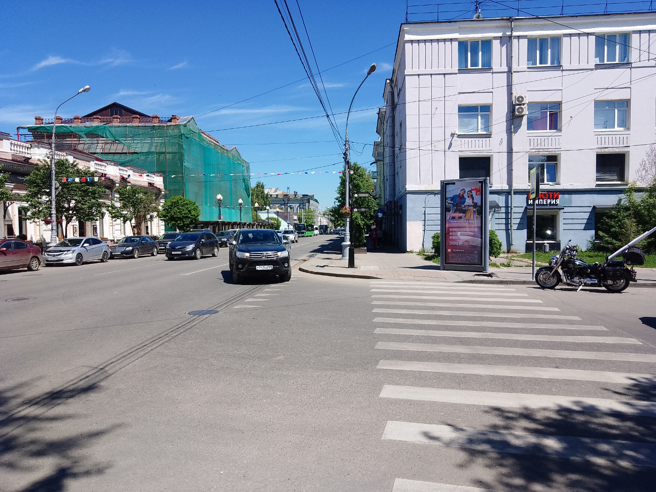 Фотография рекламного носителя, тип: Пиллар 3x1.4, адрес: Карла Маркса ул. Х Карла Либнехта ул., Иркутск, Иркутская область, Россия. Сторона С №159288