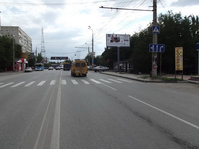 Фотография рекламного носителя, тип: Билборд 3x6, адрес: Качинцев ул. Х Московская ул., Волгоград, Волгоградская область, Россия. Сторона A №83083