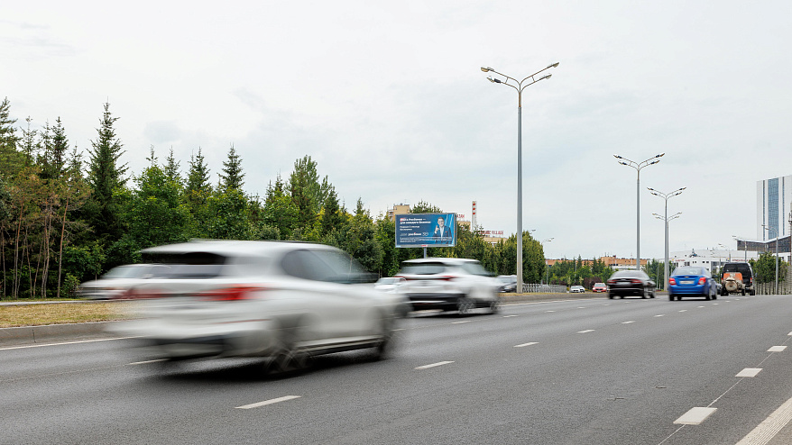Фотография рекламного носителя, тип: Билборд 3x6, адрес: Оренбургский тракт, Универсиады д., Казань, Республика Татарстан, Россия. Сторона B №232173
