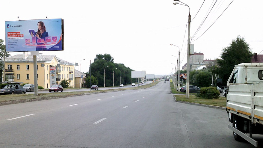 Фотография рекламного носителя, тип: Билборд 3x6, адрес: Московская ул. Х Советская ул., поз.1, Магнитогорск, Челябинская область, Россия. Сторона A1 №199814