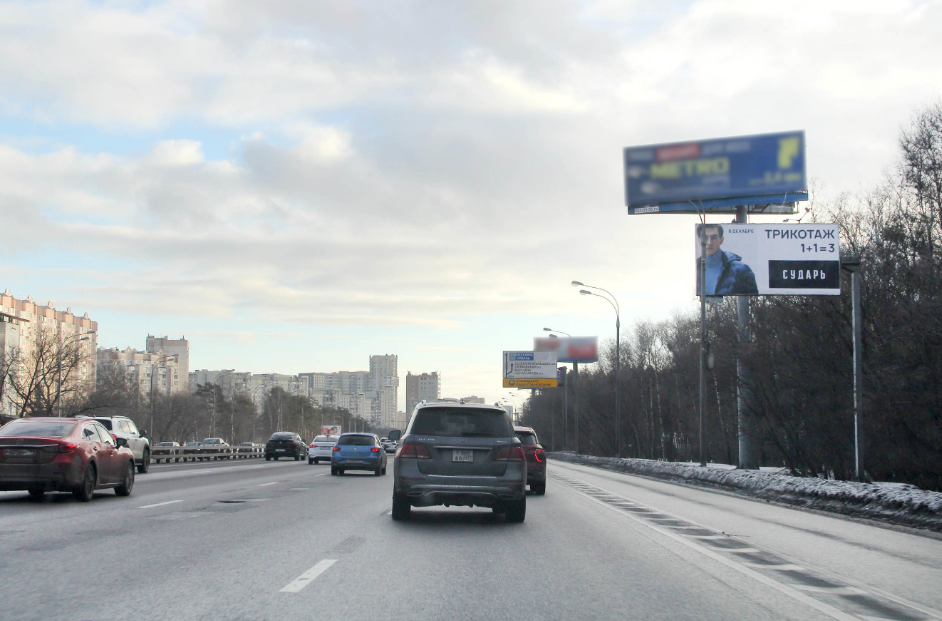 Фотография рекламного носителя, тип: Билборд 3x6, адрес: Новорязанское ш., 17 700м, Котельники, Московская область, Россия. Сторона А №1044124