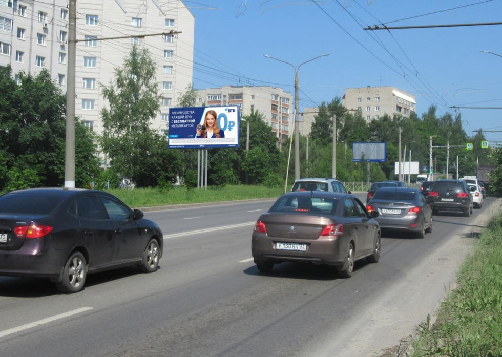 Фотография рекламного носителя, тип: Билборд 3x6, адрес: Верхняя Дуброва ул., д.26Г, Владимир, Владимирская область, Россия. Сторона Б №154185