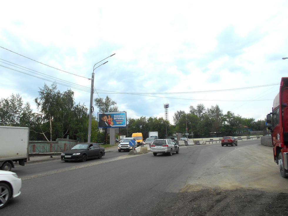 Фотография рекламного носителя, тип: Билборд 3x6, адрес: Джамбула ул. Х Боткина ул., Иркутск, Иркутская область, Россия. Сторона Б №155168