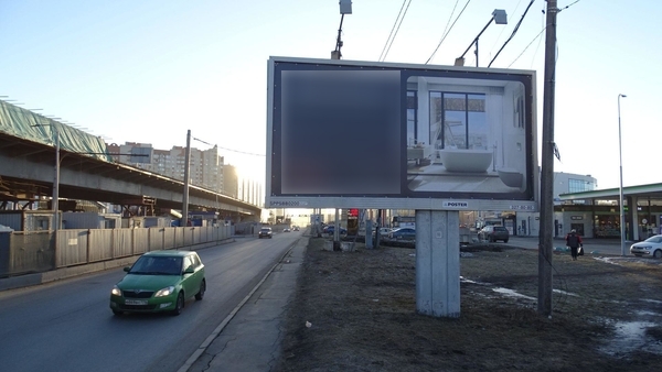 Фотография рекламного носителя, тип: Билборд 3x6, адрес: Дунайский пр-т. Х Московское ш., Санкт-Петербург, Россия. Сторона B №105969