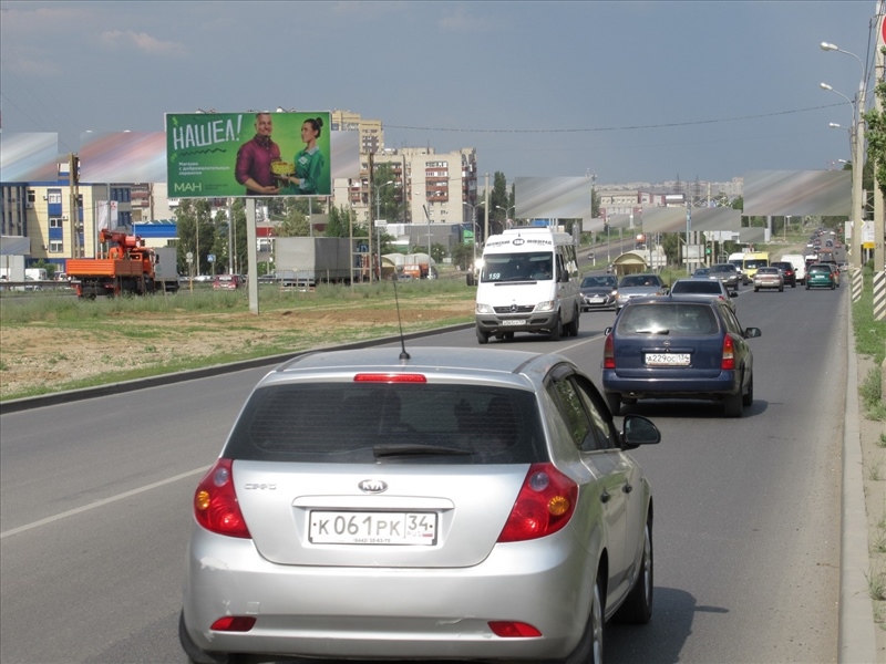 Фотография рекламного носителя, тип: Билборд 3x6, адрес: Землячки ул., д.46, Волгоград, Волгоградская область, Россия. Сторона Б №111279