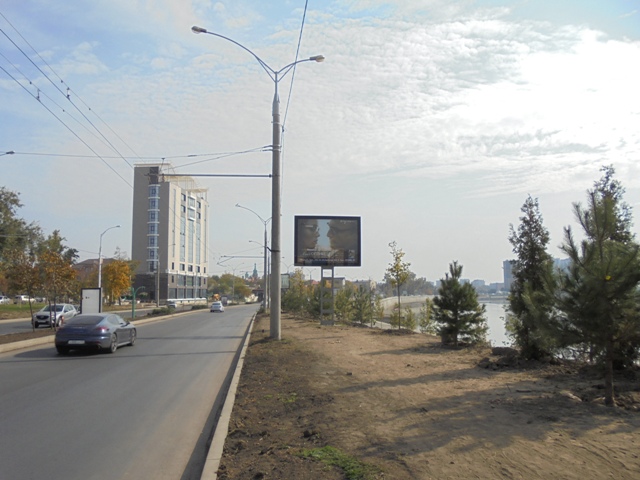 Фотография рекламного носителя, тип: Ситиборд 2.7x3.7, адрес: Кубанская наб., д.240, Краснодар, Краснодарский край, Россия. Сторона A1-A5 №235165