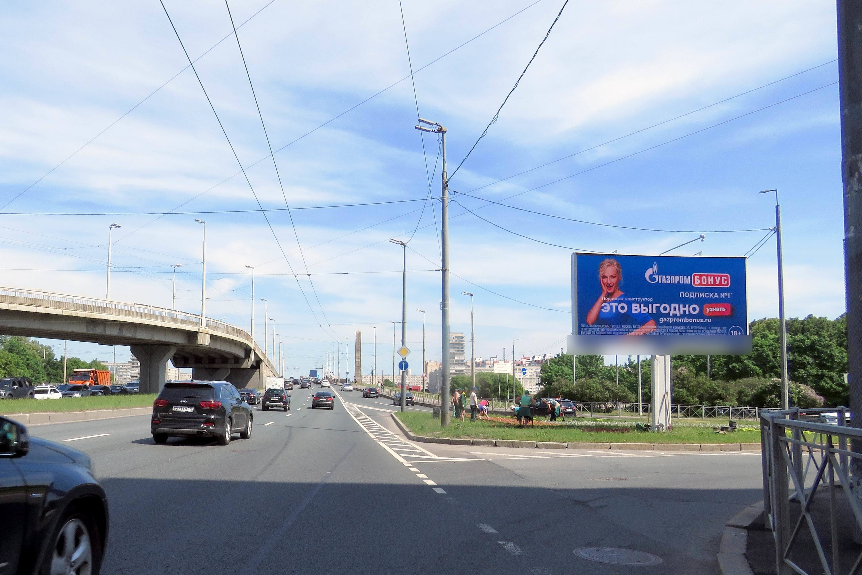 Фотография рекламного носителя, тип: Билборд 3x6, адрес: Ивановская ул., д.6 Х Прямой пр-т., Санкт-Петербург, Россия. Сторона А1 №119065