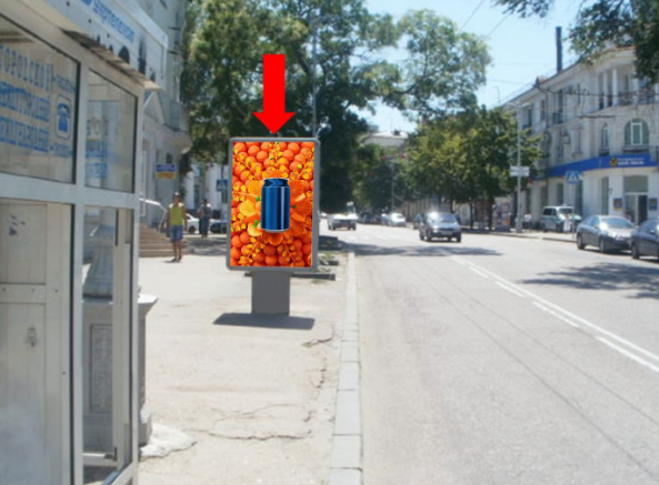 Фотография рекламного носителя, тип: Ситиформат 1.8x1.2, адрес: Ленина ул., д.13, Севастополь, Россия. Сторона Б №771845