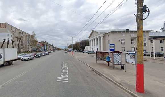 Фотография рекламного носителя, тип: Остановка 1.8x1.2, адрес: Московская ул., в р-не ЦВР, Муром, Владимирская область, Россия. Сторона А №1335634