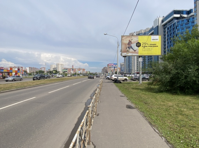 Фотография рекламного носителя, тип: Билборд 3x6, адрес: Алексеева ул. Х 78-й Добровольческой Бригады ул., д.28, Красноярск, Красноярский край, Россия. Сторона А1-A3 №839005