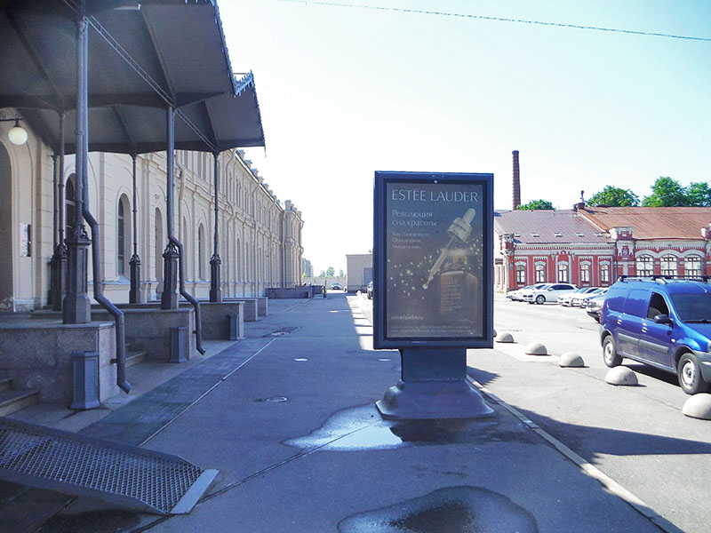 Фотография рекламного носителя, тип: Ситиформат 1.8x1.2, адрес: Обводного канала наб., д.118, Санкт-Петербург, Россия. Сторона В №164156