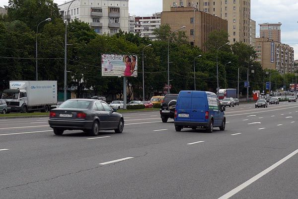 Фотография рекламного носителя, тип: Билборд 3x6, адрес: Можайское ш., д.42, Москва, Россия. Сторона B №65541