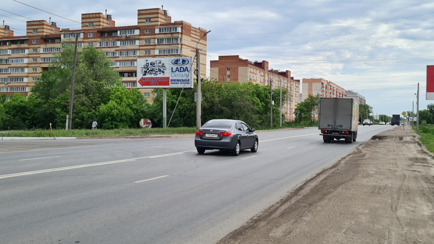 Фотография рекламного носителя, тип: Билборд 3x6, адрес: Мельничная ул., д.104, Омск, Омская область, Россия. Сторона В №1009810