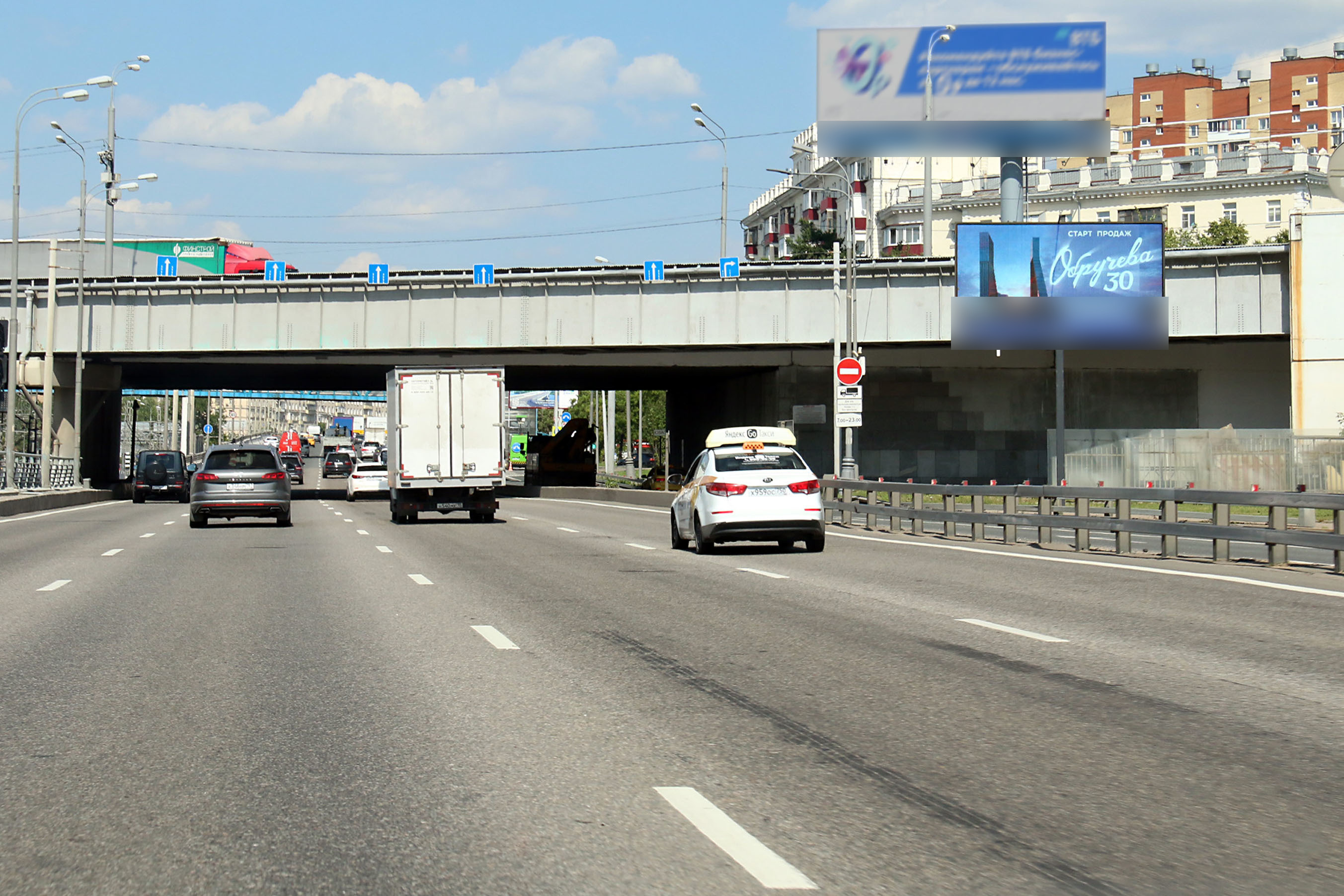 Фотография рекламного носителя, тип: Билборд 3x6, адрес: Юг ТТК, внешн.стор.. выезд на ул. Сайкина, поз.1, Москва, Россия. Сторона А1 №324984