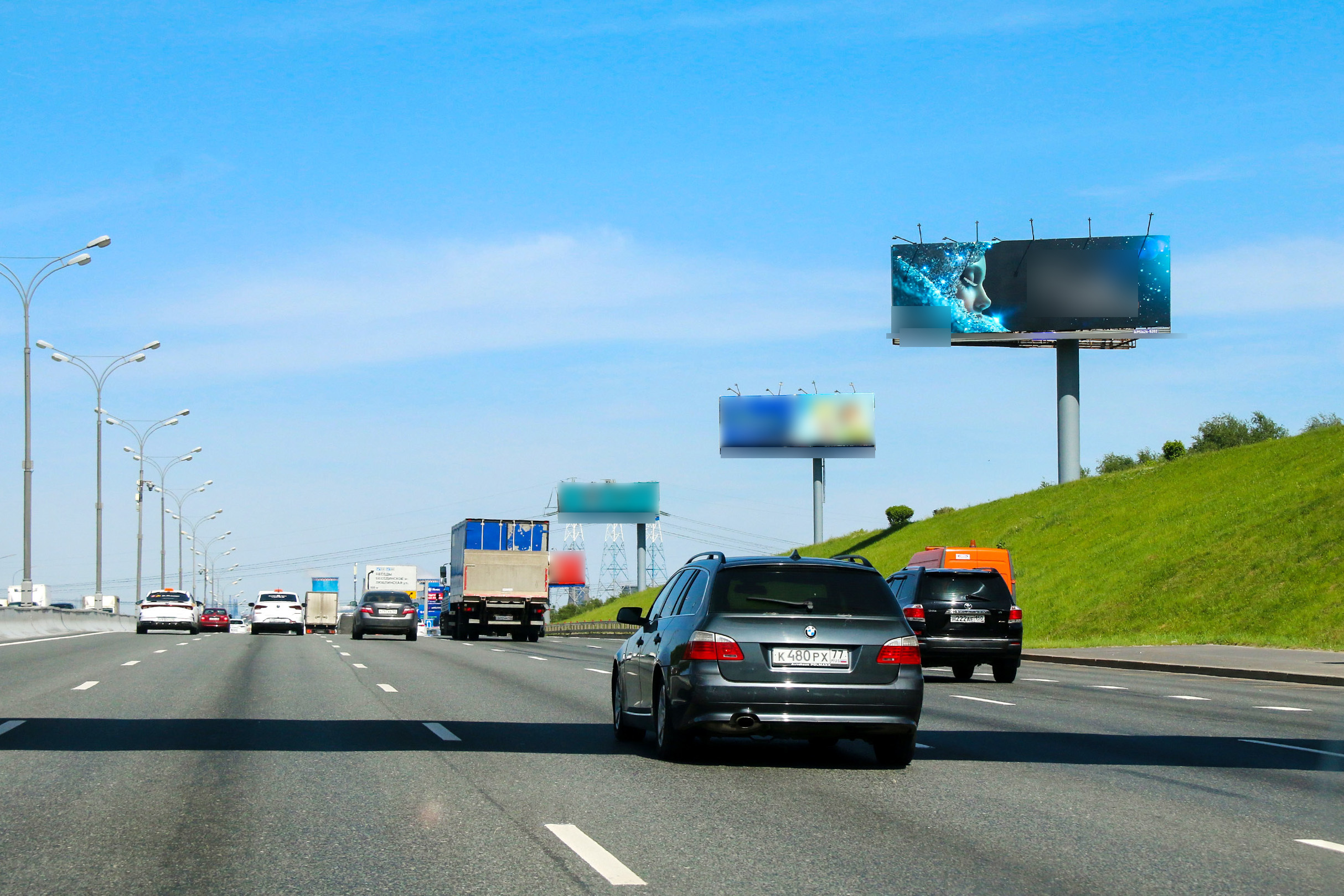 Фотография рекламного носителя, тип: Суперсайт 5x15, адрес: МКАД, 20 750м, Московская область, Россия. Сторона А №113298