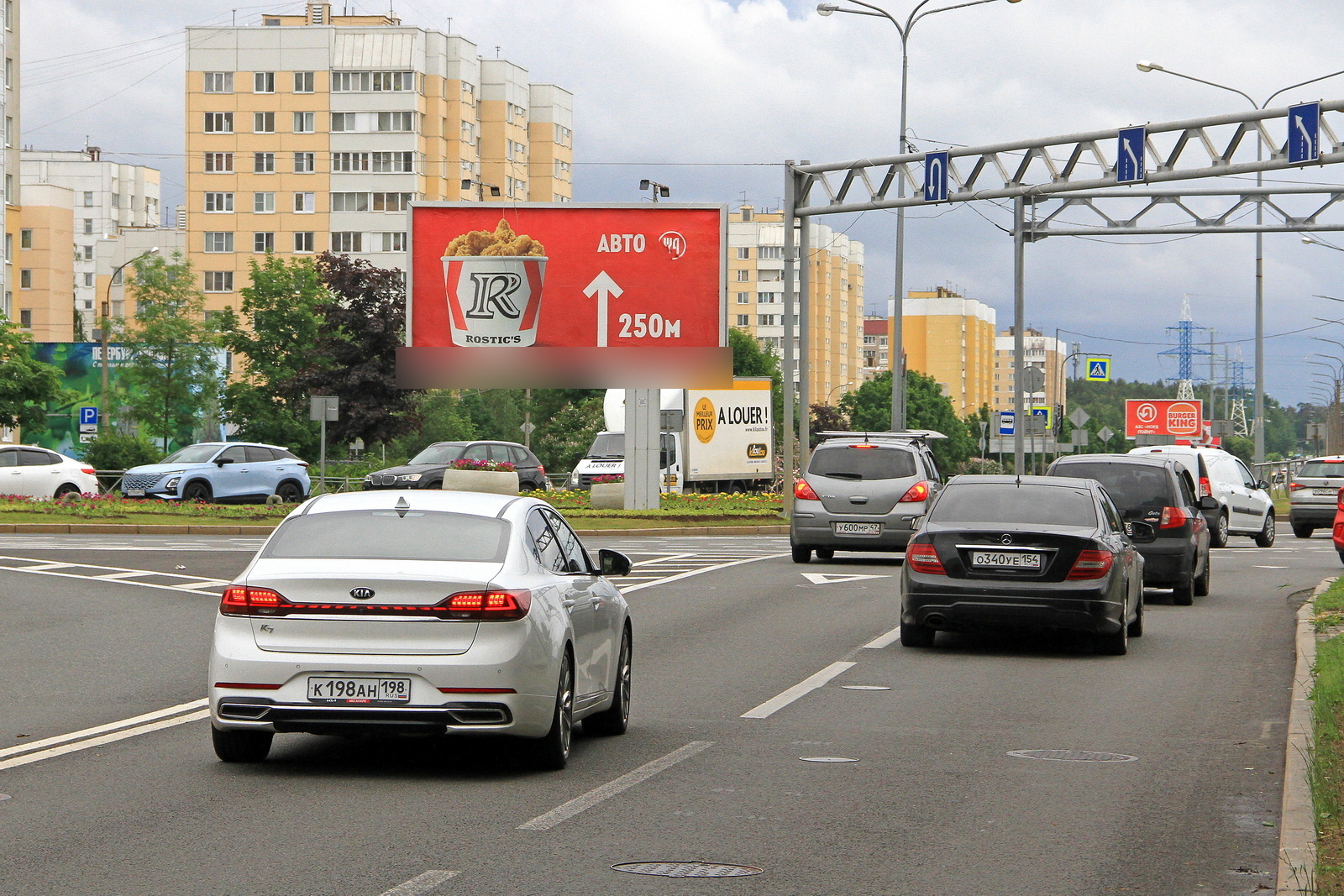 Фотография рекламного носителя, тип: Билборд 3x6, адрес: Приморское ш., д.293 Х Токарева ул., Санкт-Петербург, Россия. Сторона А1 №687255