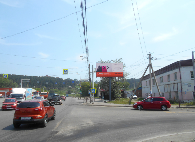 Фотография рекламного носителя, тип: Билборд 3x6, адрес: Воронежская ул., поз.1, Иркутск, Иркутская область, Россия. Сторона А1 №155135