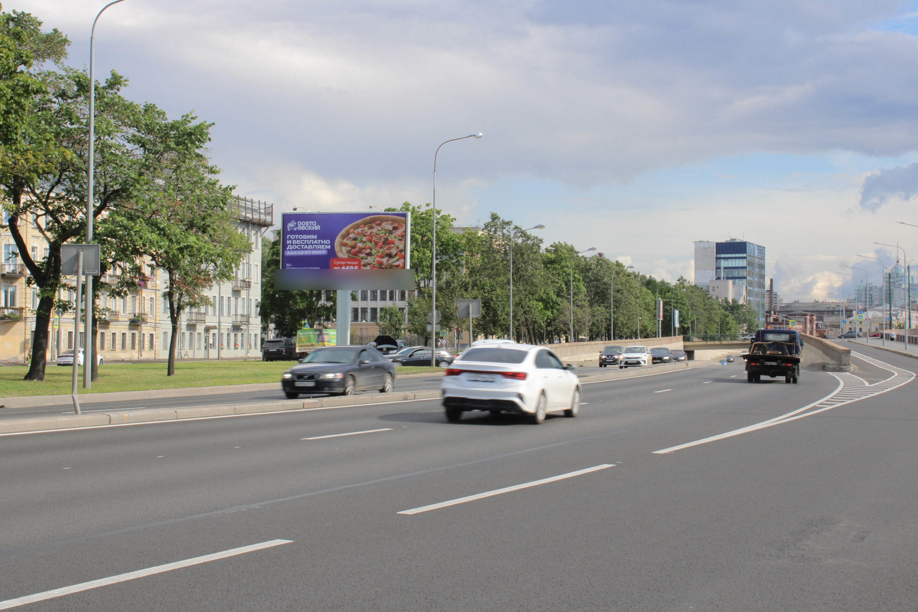 Фотография рекламного носителя, тип: Билборд 3x6, адрес: Выборгская наб., д.37 X Смолячкова ул., Санкт-Петербург, Россия. Сторона Б №118703