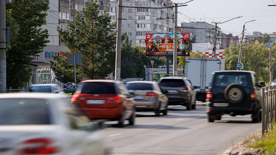 Фотография рекламного носителя, тип: Билборд 3x6, адрес: Кирова ул., д.20/1 X Рабочая 13-я ул., Омск, Омская область, Россия. Сторона В №1009984