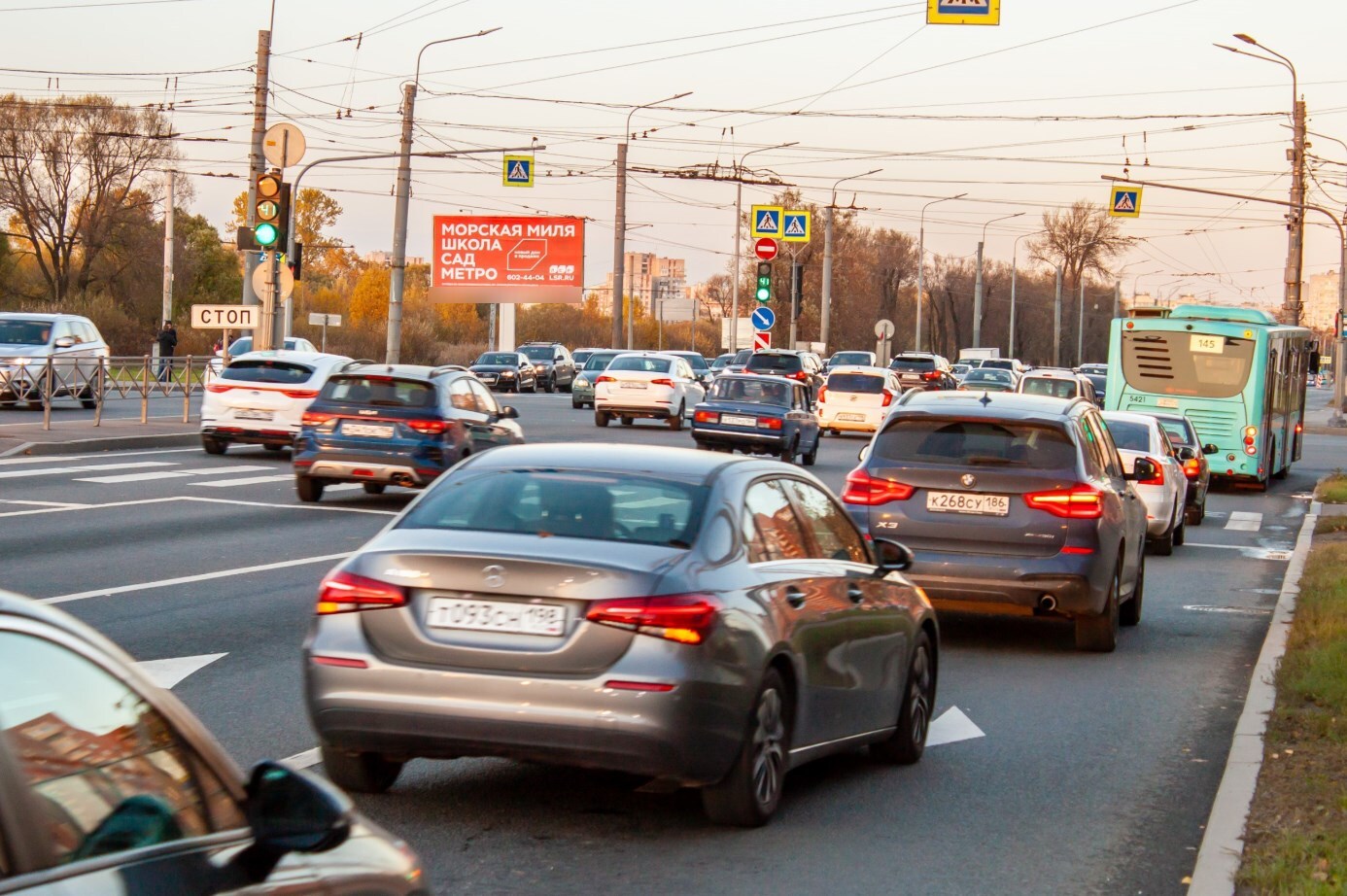 Фотография рекламного носителя, тип: Билборд 3x6, адрес: Маршала Жукова пр-т. Х Ветеранов пр-т., Санкт-Петербург, Россия. Сторона Б №106730