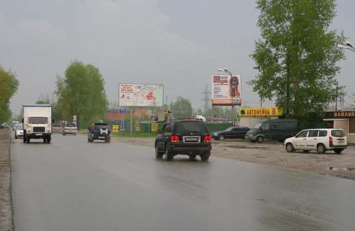 Фотография рекламного носителя, тип: Билборд 3x6, адрес: Большая ул., Новосибирск, Новосибирская область, Россия. Сторона А №241965
