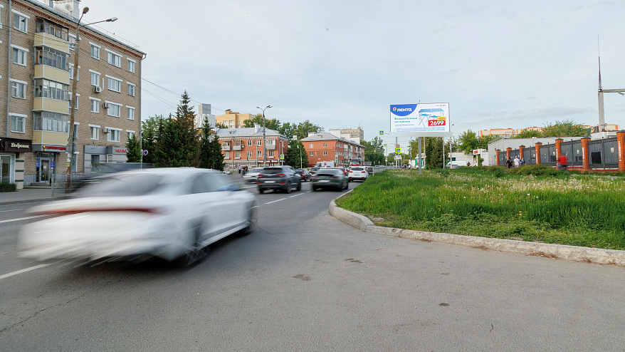 Фотография рекламного носителя, тип: Билборд 3x6, адрес: Даурская ул. Х Зорге ул., Казань, Республика Татарстан, Россия. Сторона А1-А10 №761359