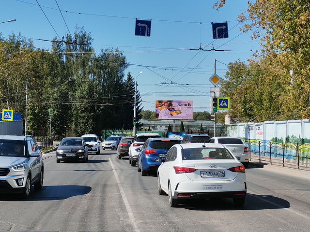 Фотография рекламного носителя, тип: Билборд 3x6, адрес: Телевизионная ул., д.2а, Калуга, Калужская область, Россия. Сторона A1-А10 №798419