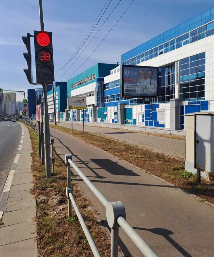 Фотография рекламного носителя, тип: Нестандартный билборд, адрес: Проектируемый пр-т., д.5274, стр.7, Люберцы, Московская область, Россия. Сторона А1-А5 №1375656