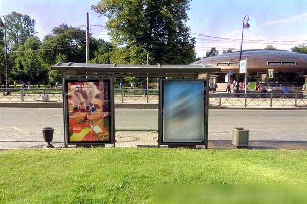 Фотография рекламного носителя, тип: Остановка 1.8x1.2, адрес: Кронверский пр-т., д.21, Санкт-Петербург, Россия. Сторона Б1 №138869